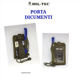 PORTA DOCUMENTI MILITARE-MILITARE, Shop Online di Caccia e Pesca