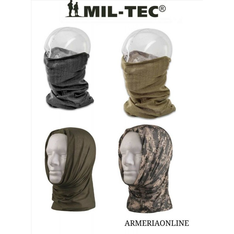 sciarpa militare mimetica copricapo moto sottocasco da uomo foulard ma