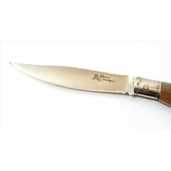 COLTELLO SARDO STILE PATTADA CLASSICA R.MONNI MARCHIATA PALMAS 23,5 CM LAMA  11,5 CM :: Armeriailcacciatore