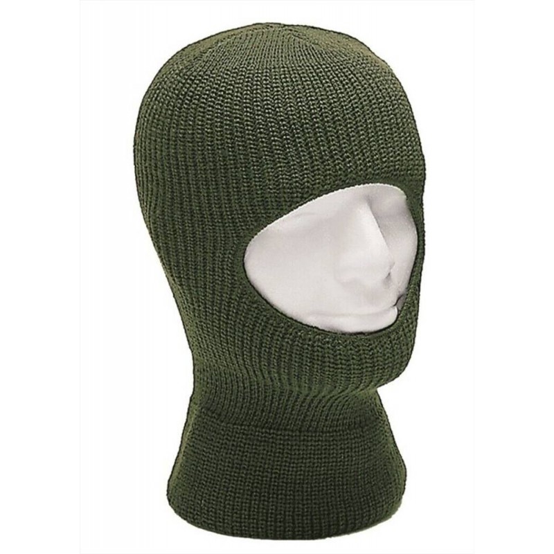 cappello passamontagna tipo lana invernale da uomo verde nero maschera