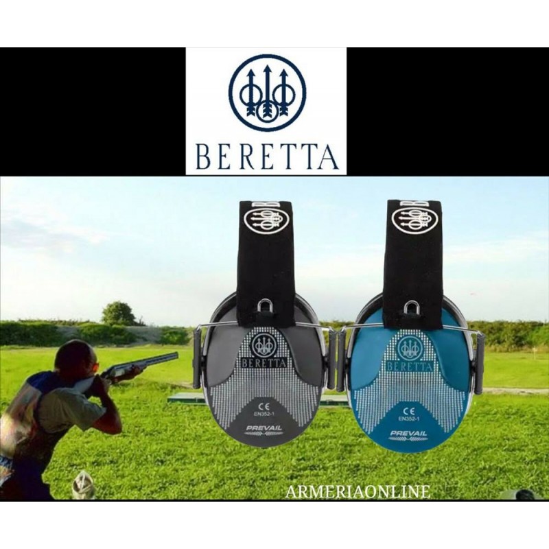 CUFFIE BERETTA STANDARD BLU NERE DA...