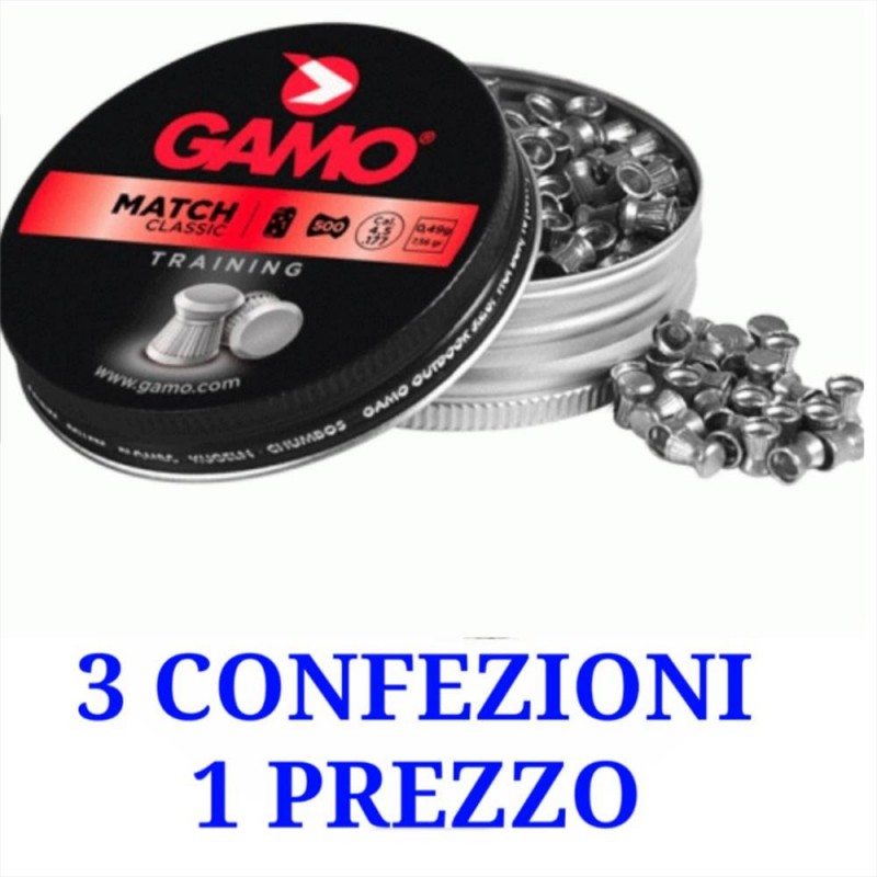 PALLINI PIOMBINI match GAMO 4.5 MM...