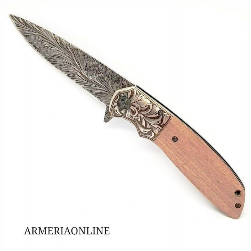 COLTELLO DAMASCO DAMASCATO DA...