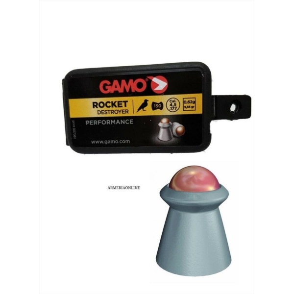 PIOMBINI 4 5 GAMO rocket 4,5MM CARABINA ARIA COMPRESSA E PISTOLA CO2 PALLINI