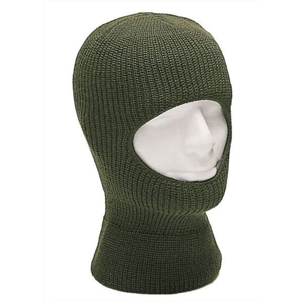 cappello passamontagna tipo lana invernale da uomo verde nero maschera militare