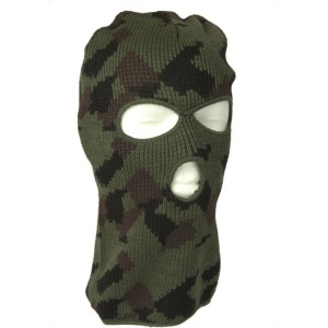 cappello passamontagna tipo lana invernale da uomo verde nero maschera militare
