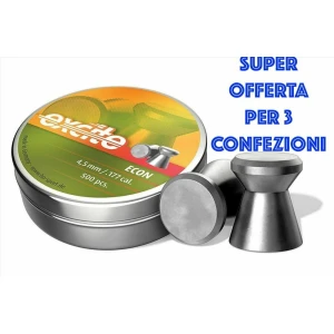 1500 PALLINI 4 5 4.5 45 MM PIOMBINI ad ARIA COMPRESSA A GAS CO2 excite