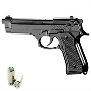 Pistola a Salve Bruni 92 Beretta calibro 9 9mm 9pak Scacciacani + 50 cartucce