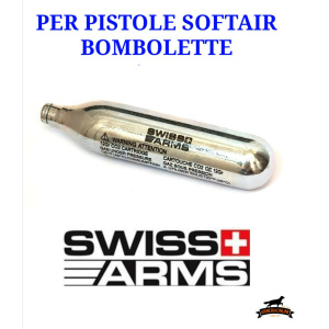 BOMBOLETTE CO2 SOFT AIR GAS 30 PEZZI 12G PER PISTOLA SWISS ARMS
