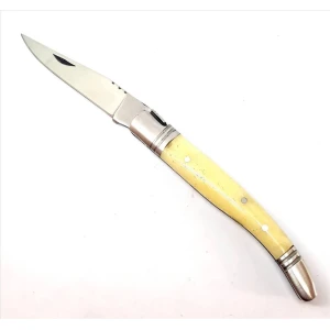 coltello Layole simile al coltellino laguiole manico in corno da tavola cucina da collezione made in pakistan pieghevole tascabi
