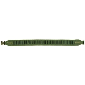 Cartuccera elastica cintura cal 12 16 20 da caccia nylon Cartucciera regolabile Verde