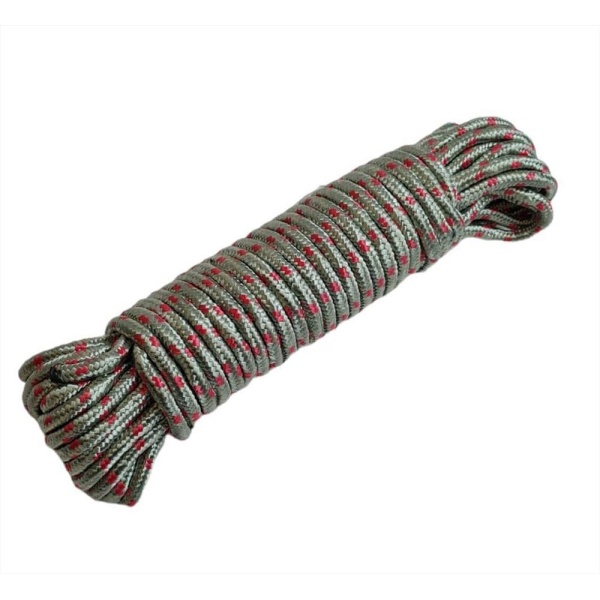 Fune corda cima in nylon colorata da campeggio Multiuso Intrecciata 4mm per 10 metri