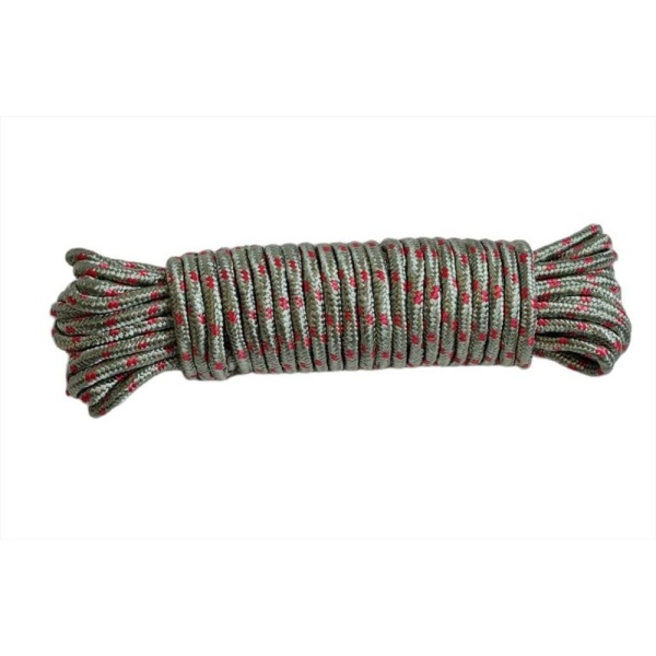 Fune corda cima in nylon colorata da campeggio Multiuso Intrecciata 4mm per 10 metri