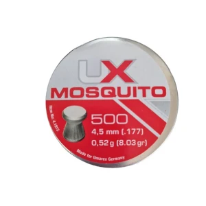 PALLINI UMAREX MOSQUITO 4 5 4.5 45 MM 0,52 G PIOMBINI per carbina ARIA COMPRESSA A GAS CO2 PER GAMO
