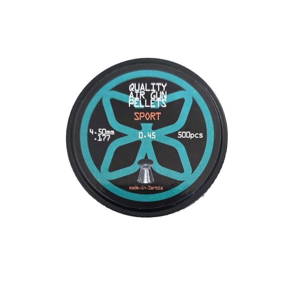 500 PALLINI 4 5 4.5 45 MM PIOMBINI ARIA COMPRESSA A GAS CO2 PER GAMO DIANA hunting sports