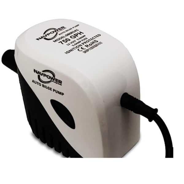 Pompa di sentina automatica 750 gph Dc Pompa di sentina sommergibile Accessorio per barche marine stagni Piscine Terme Barca sil