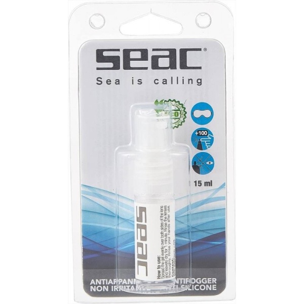 Seac Biogel Antifog Spray Antiappannamento per Maschere e Occhialini Maschera da sub Nuoto Occhiali Visiera casco - immagine 6