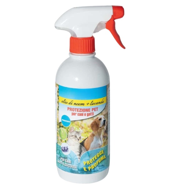 500 Ml di Olio di NEEM puro liquido BIOLOGICO Protezione animali per Cani gatto cani Gatti Antipulci Animali alla lavanda