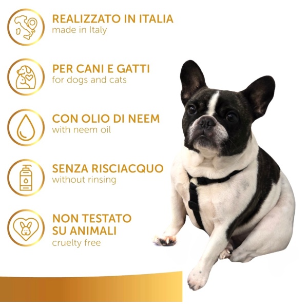 500 Ml di Olio di NEEM puro liquido BIOLOGICO Protezione animali per Cani gatto cani Gatti Antipulci Animali alla lavanda
