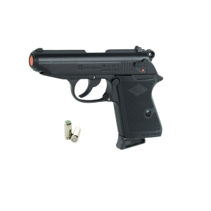 Pistola a Salve bruni new police nera calibro 9mm 9 pak cal 9  Scacciacani + 50 cartucce