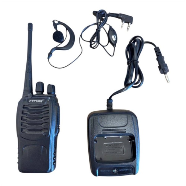 Walkie Talkies Radio bidirezionale senza licenza Frequenza Civile Ricetrasmittente 16 canali, Portatile Professionali - immagine 5