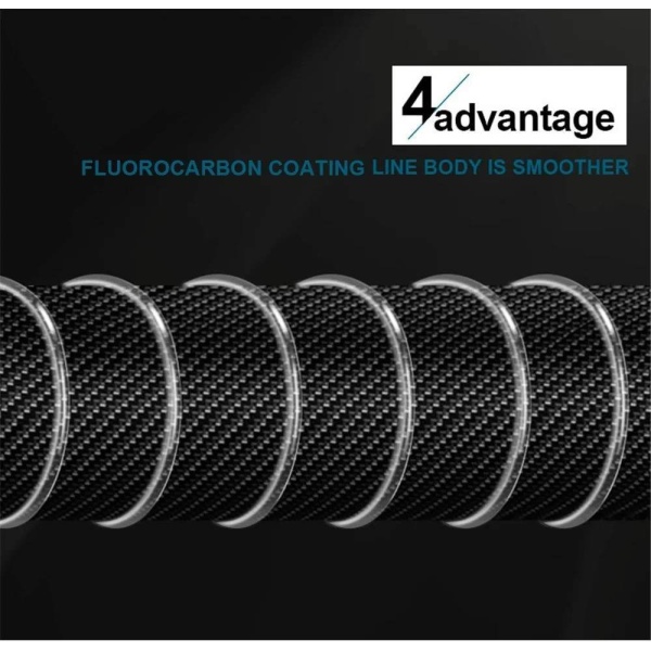 Filo Lenza da Pesca Fluorocarbon Per Orata Sarago Surfcasting Bolognese 100 metri Fluoro Carbon nylon
