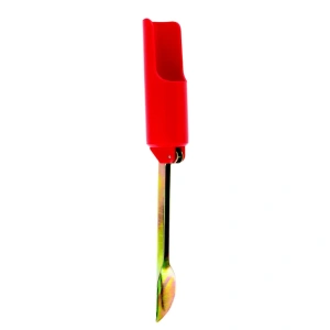 Kit Supporti per Canna da Pesca, 3 Pezzi, Staffa Pieghevole da Terra, 32 x 4,5 x 4,5 cm, Rosso